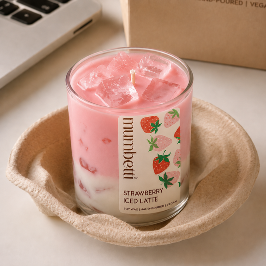 Strawberry Iced Latte!